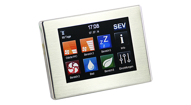 Automatizare Touch, cu senzor umid+App pentru unitatile Sevi160